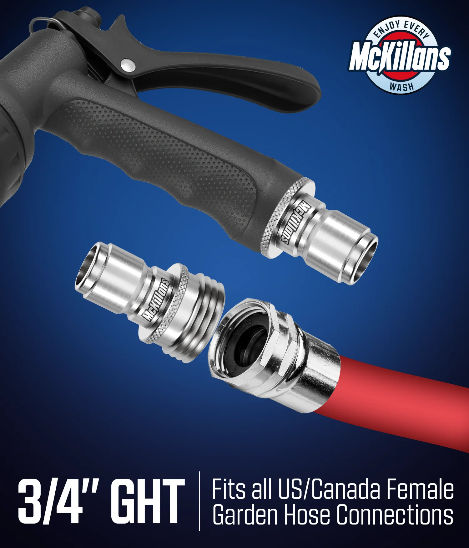 Garden Hose Male Plugs (3 pack) - Image 3