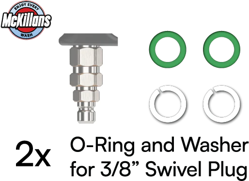 Seals Refresh Kit for Pressure Washer Gun With Swivel - Image 3